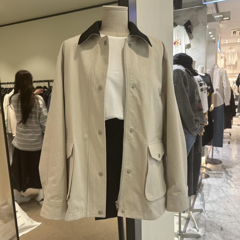 RE STOCK韓國直郵㊣女裝新品職業休閑人氣推薦時尚熱賣夾克RE STOCK夾克