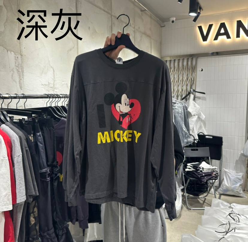 VANTA韓國直郵㊣東大門實拍女裝新品人氣25春夏時尚長袖T恤VANTA長袖T恤