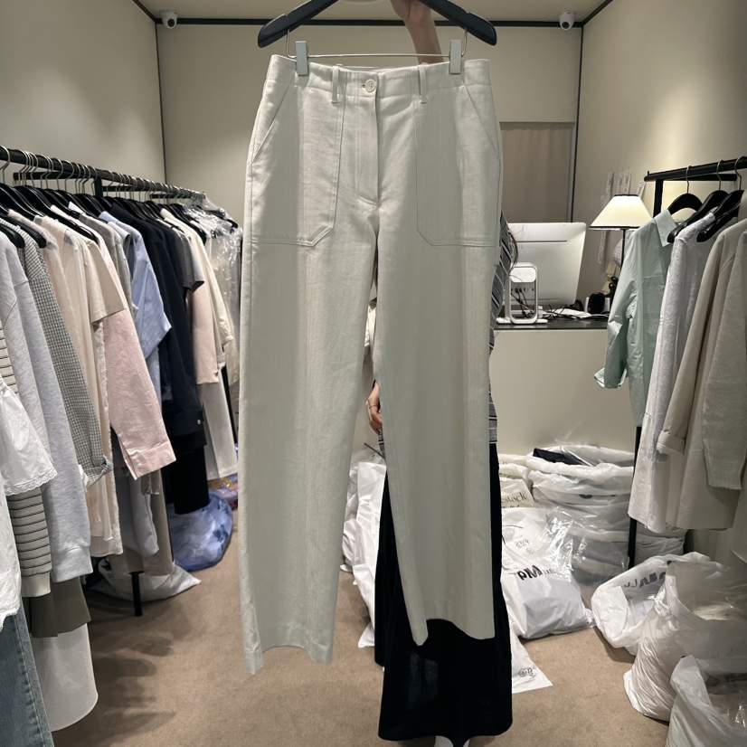 RE STOCK韓國㊣直郵東大門代購女裝新品推薦25春夏休閑休閑褲RE STOCK休閑褲