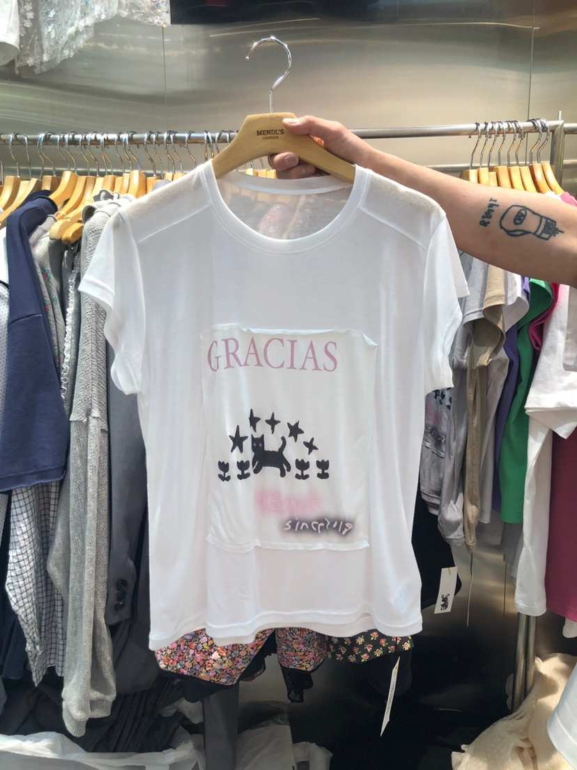 MENDL S韓國代購女裝新品25春夏休閑人氣真品時尚推薦職業T恤MENDL ST恤