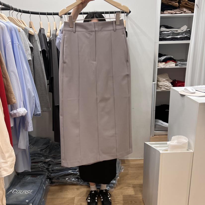OFCOURSE韓國直郵女士新品25春夏時尚熱賣職業半身裙中短裙OFCOURSE半身裙/中短裙