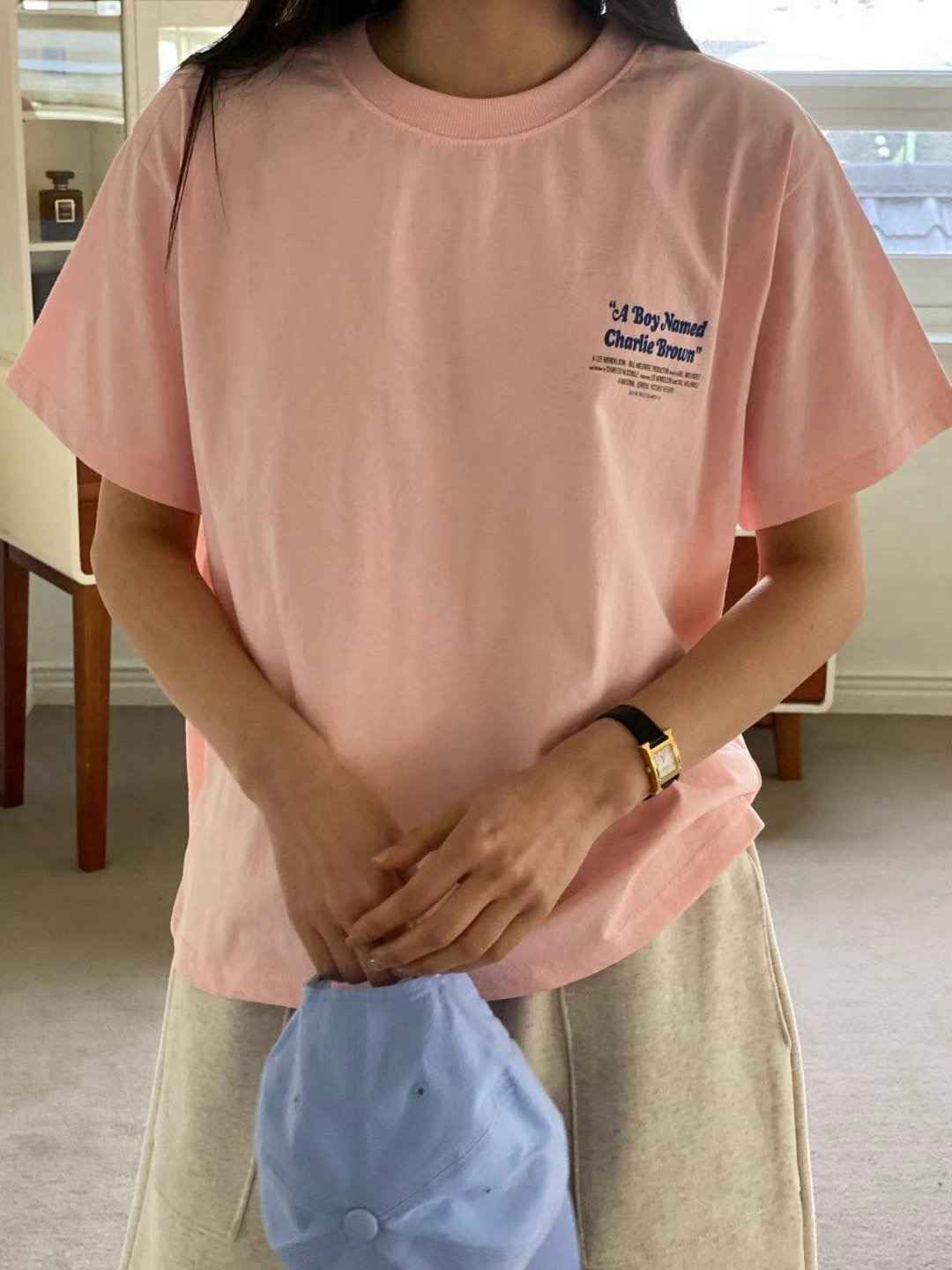 ANN DIANA-앤다이아나-T東大門直郵女士新品休閑人氣T恤ANN DIANAT恤