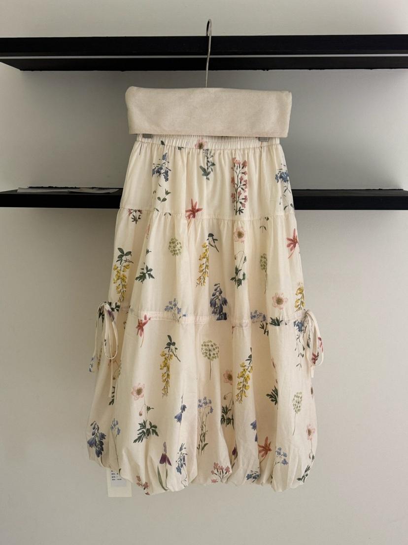 STRAWBERRY韓國直郵女裝新品職業休閑時尚熱賣25春夏真品長裙STRAWBERRY長裙