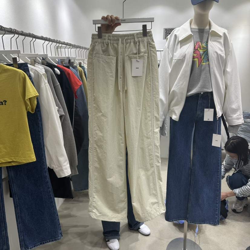 INNI韓國㊣直郵東大門代購女裝新品人氣熱賣職業25春夏休閑褲inni休閑褲