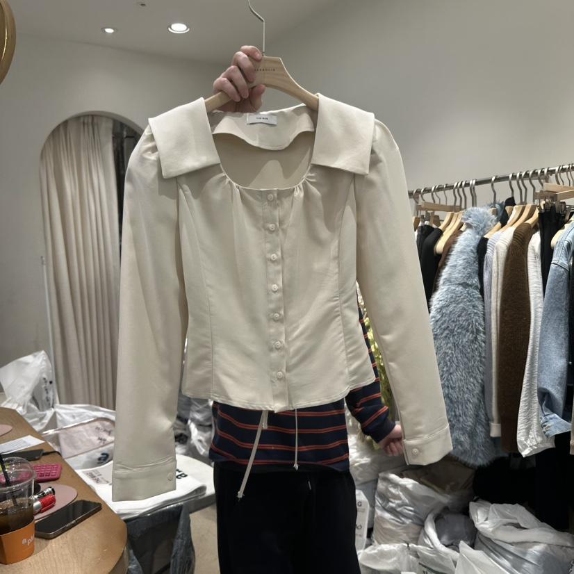 MAGNOLIA36-L直郵韓國代購㊣女裝新品職業休閑人氣襯衫蕾絲衫MAGNOLIA36-L襯衫/蕾絲衫