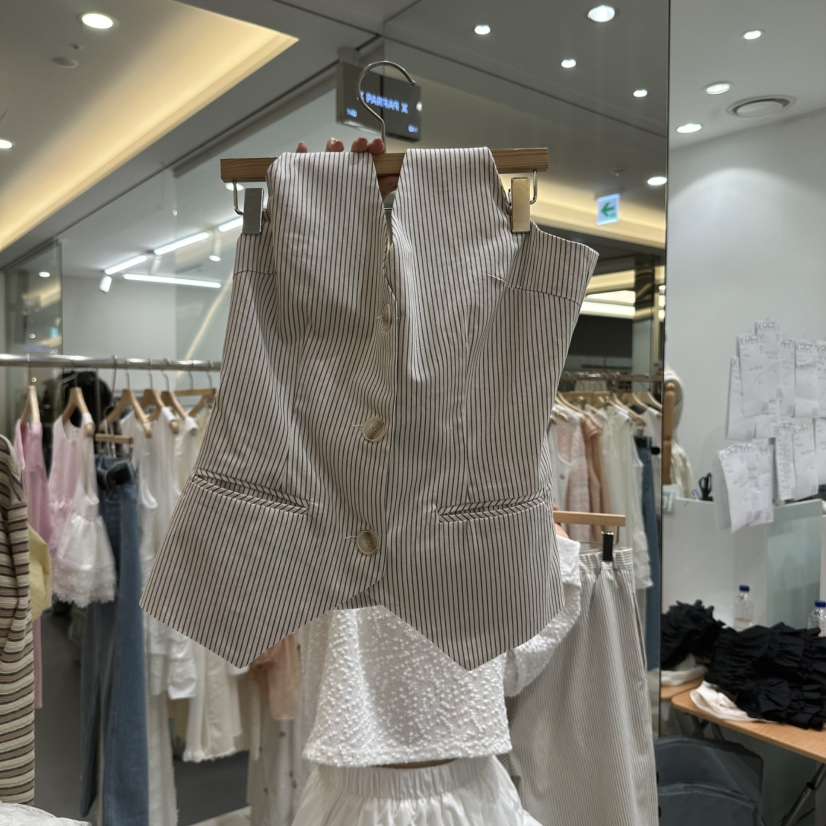 XPARTY直郵韓國代購㊣女裝新品推薦25春夏職業熱賣吊帶背心XPARTY吊帶/背心