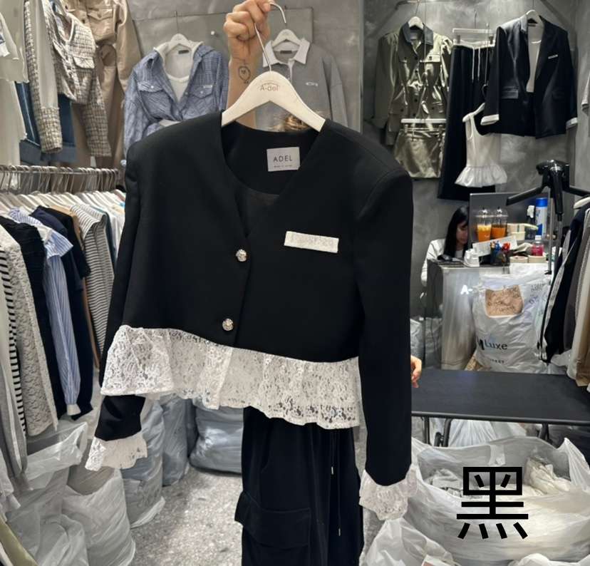 A-DEL韓國直郵㊣女裝新品推薦休閑人氣職業熱賣25春夏夾克A-DEL夾克