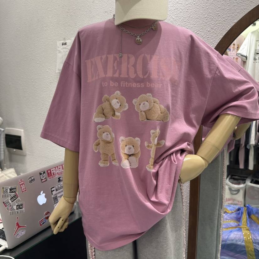EVE韓國㊣直郵東大門代購女裝新品25春夏時尚休閑推薦職業T恤EVET恤