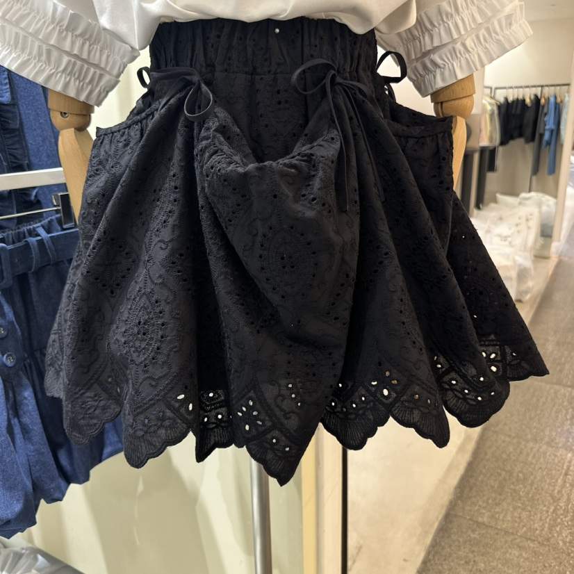 OREUM韓國直郵㊣女裝新品25春夏休閑熱賣時尚半身裙中短裙褶皺OihEum半身裙/中短裙