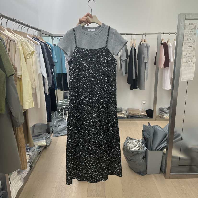 LTMS韓國直郵㊣東大門實拍女裝新品休閑時尚連衣裙不含內搭LTMS連衣裙
