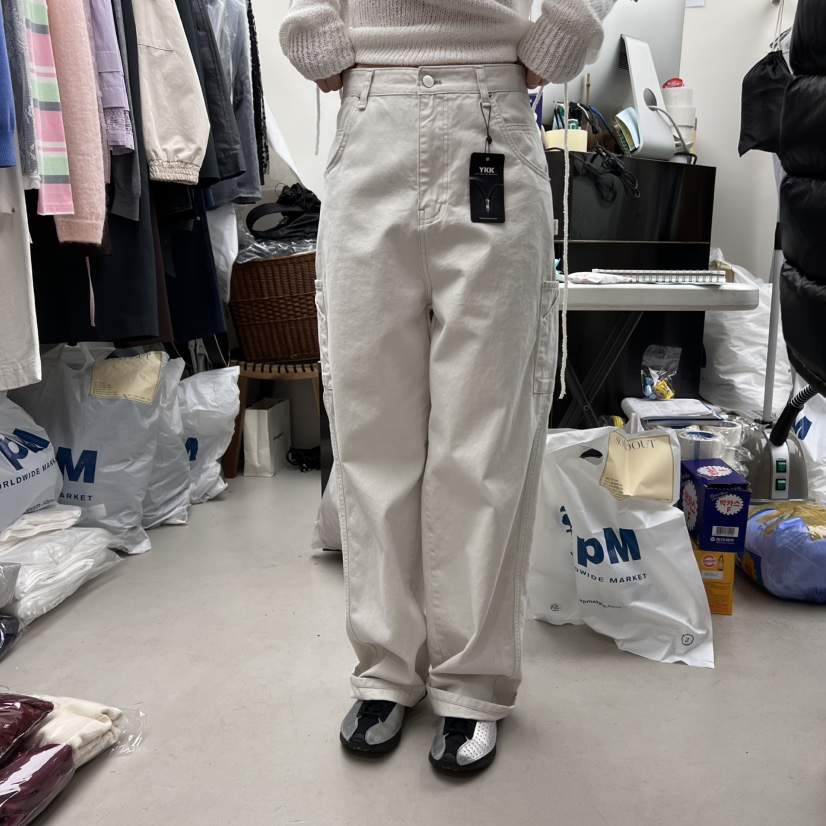 SOLD OUT直郵韓國代購㊣女裝新品熱賣25春夏推薦休閑牛仔褲SOLD OUT牛仔褲