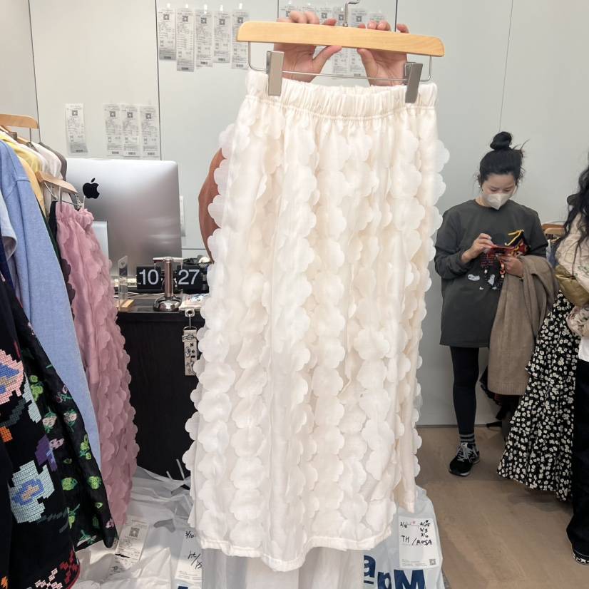 DOHWAJI直郵韓國代購㊣女裝新品25春夏休閑人氣半身裙中短裙DOHWAJI半身裙/中短裙