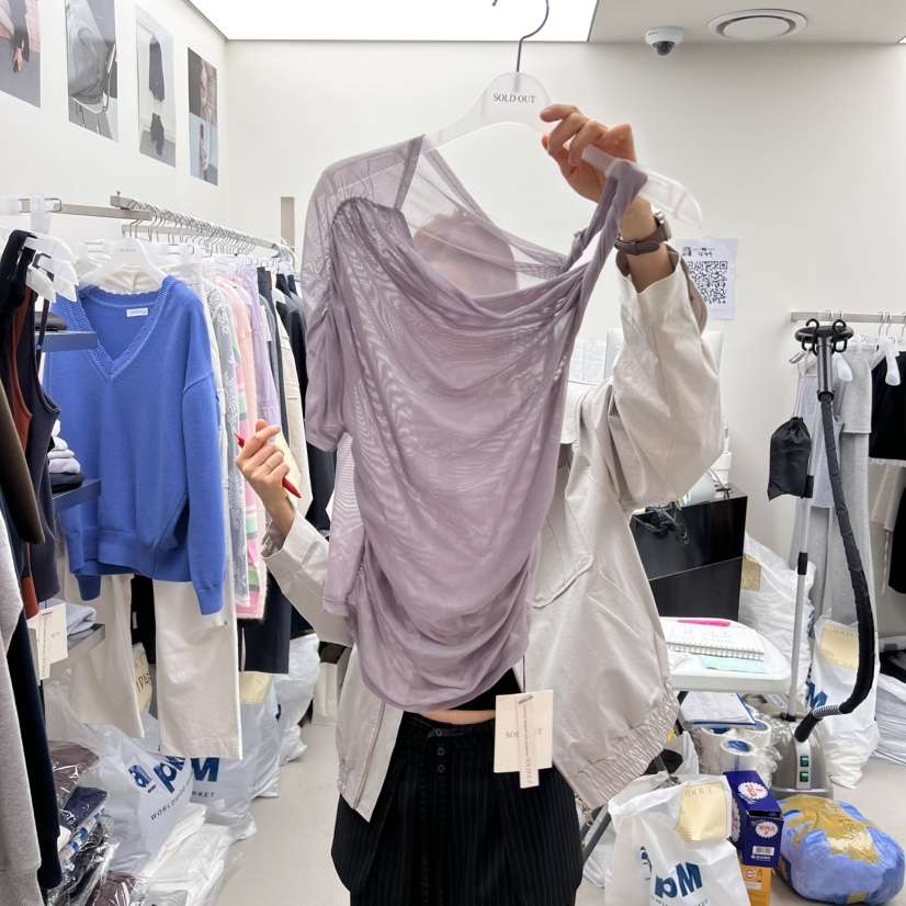 SOLD OUT韓國㊣直郵東大門代購女裝新款熱賣時尚25春夏吊帶背心SOLD OUT吊帶/背心