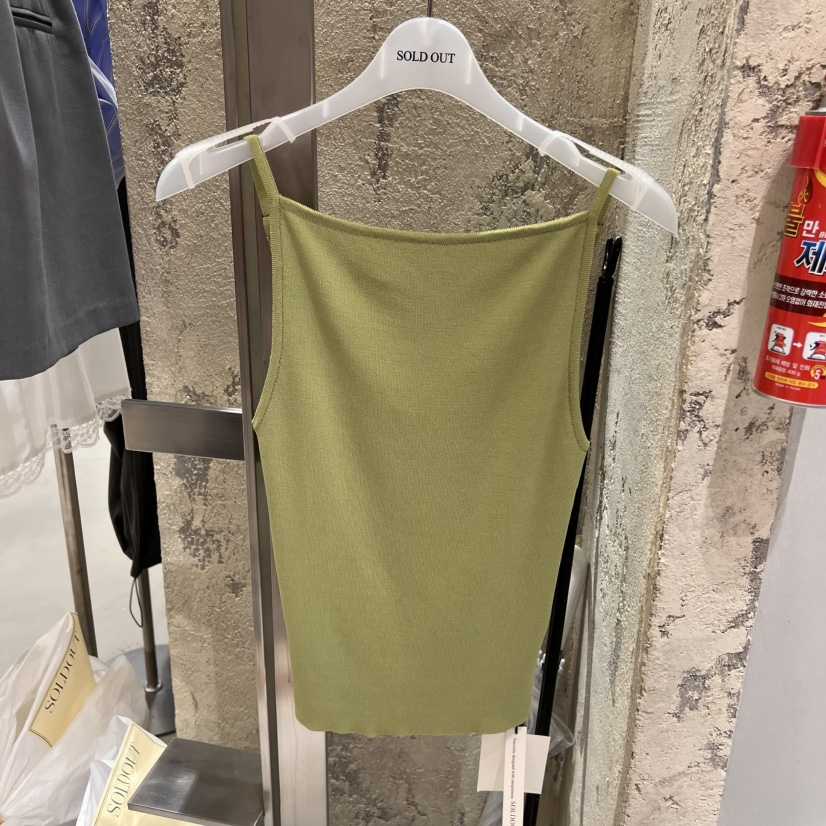SOLD OUT直郵韓國代購㊣女裝新品休閑推薦時尚25春夏吊帶背心SOLD OUT吊帶/背心