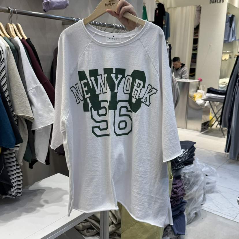 REPLAY韓國㊣直郵東大門代購女裝新款時尚休閑熱賣推薦人氣T恤REPLAYT恤
