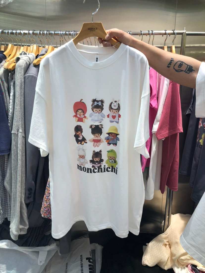 MENDL S韓國直郵㊣女裝新品25春夏時尚職業推薦熱賣休閑T恤MENDL ST恤