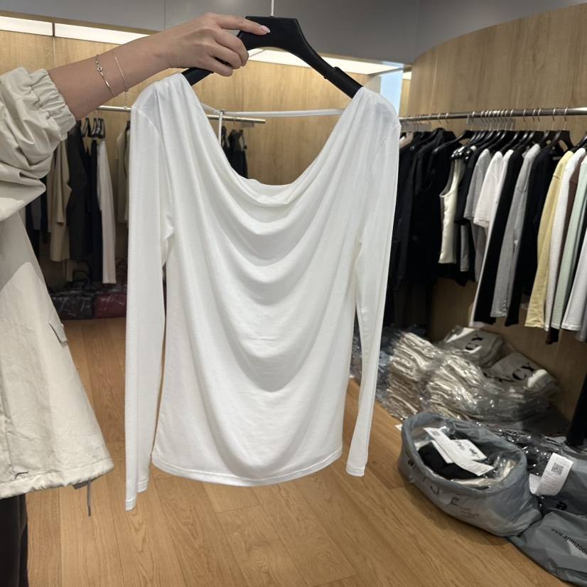 LEFANCY直郵韓國代購㊣女裝新品熱賣休閑職業推薦時尚長袖T恤LEFANCY長袖T恤