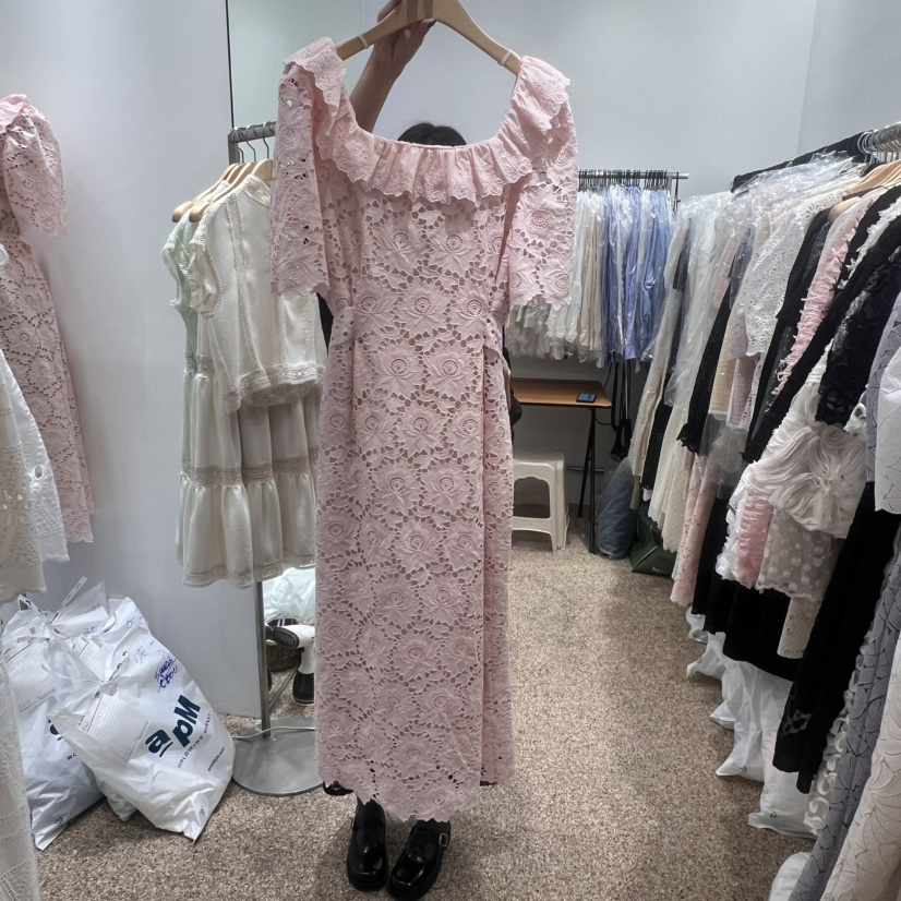 A韓國直郵㊣東大門實拍女裝新款休閑職業時尚25春夏熱賣連衣裙A STORE連衣裙