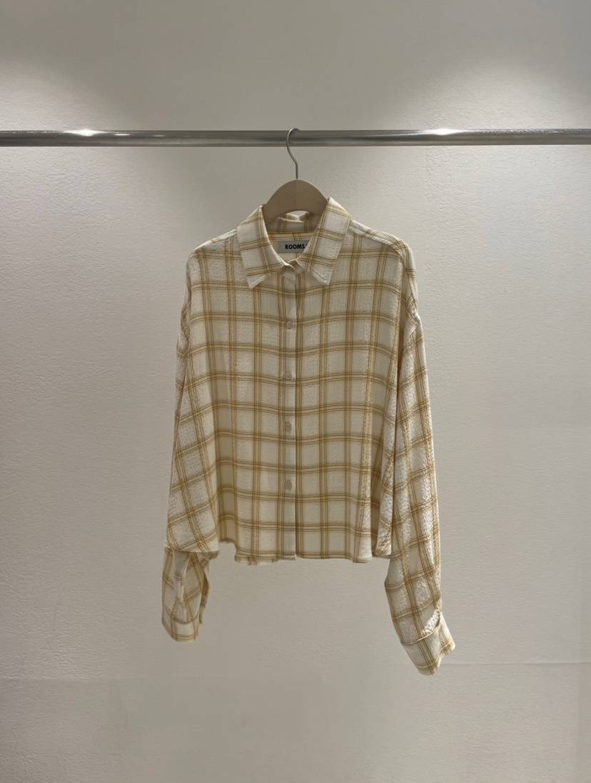 ROOMS SHOP韓國直郵㊣東大門實拍女裝新品休閑熱賣襯衫蕾絲衫ROOMS_SHOP襯衫/蕾絲衫