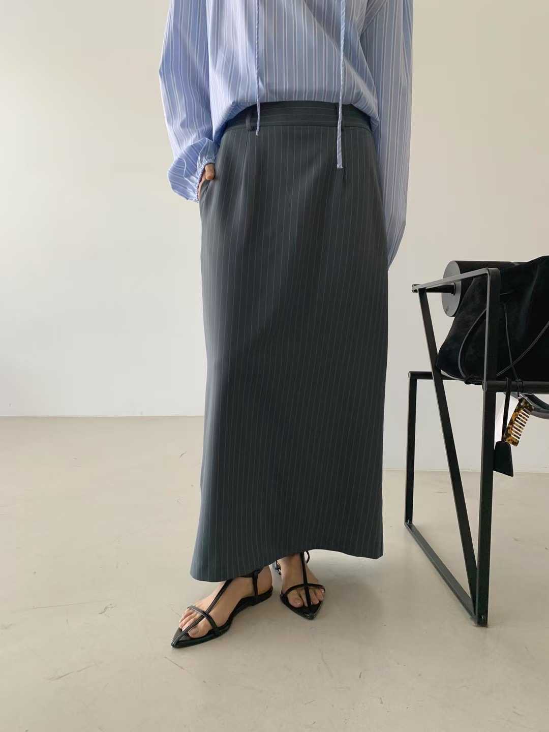 WHERELL韓國㊣直郵東大門代購女裝新款時尚25春夏休閑熱賣長裙GROW-WHERELL長裙