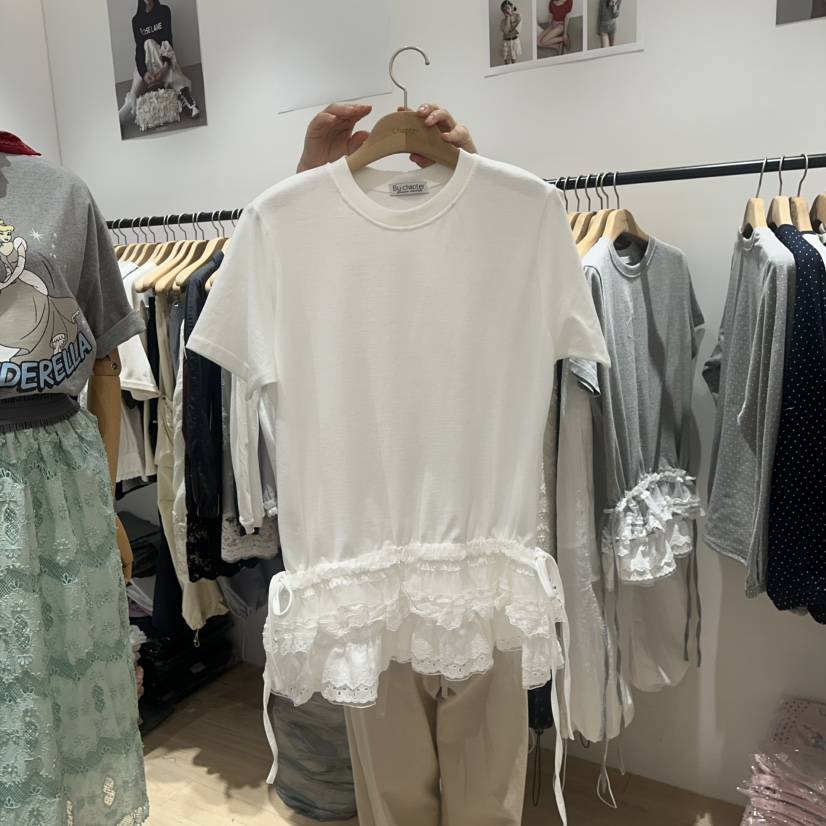 BY CHAPTER直郵韓國代購㊣女裝新品熱賣職業推薦時尚25春夏T恤ChapterT恤