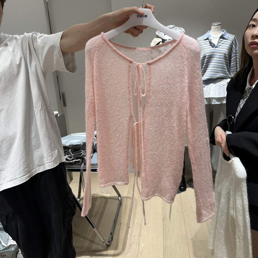 FAVOR-P韓國直郵㊣女裝新款時尚職業25春夏熱賣推薦針織衫FAVOR針織衫