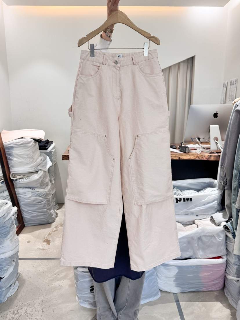 FRIC直郵韓國代購㊣女裝新品25春夏推薦休閑時尚熱賣休閑褲FRIC休閑褲