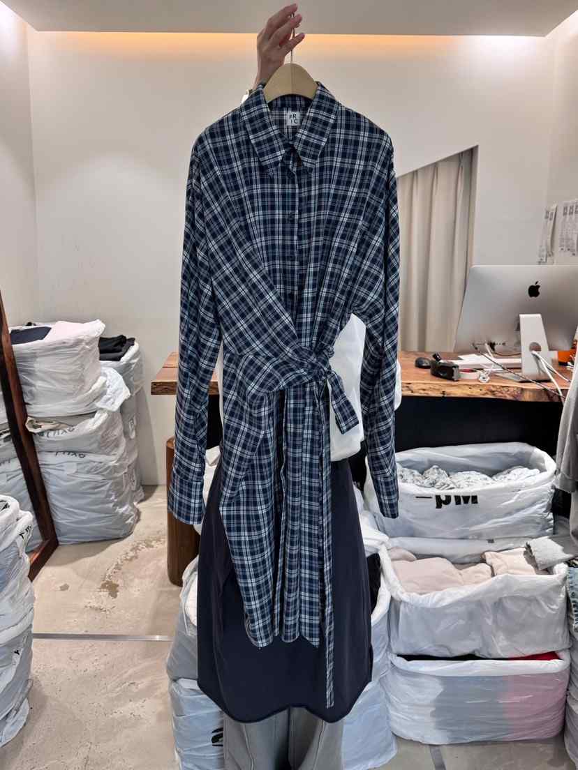 FRIC韓國直郵㊣女裝新品人氣時尚熱賣25春夏職業休閑連衣裙FRIC連衣裙