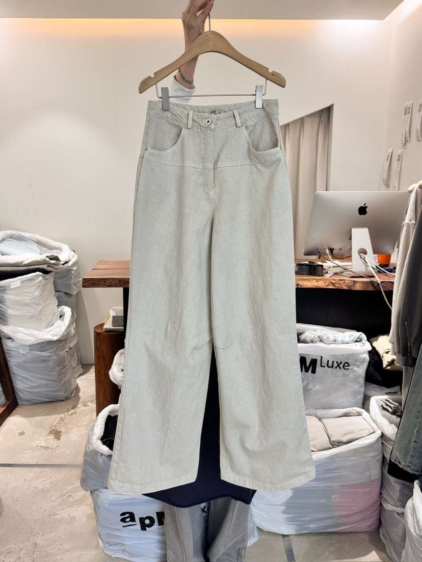 FRIC直郵韓國代購㊣女裝新品休閑人氣職業熱賣推薦25春夏休閑褲FRIC休閑褲