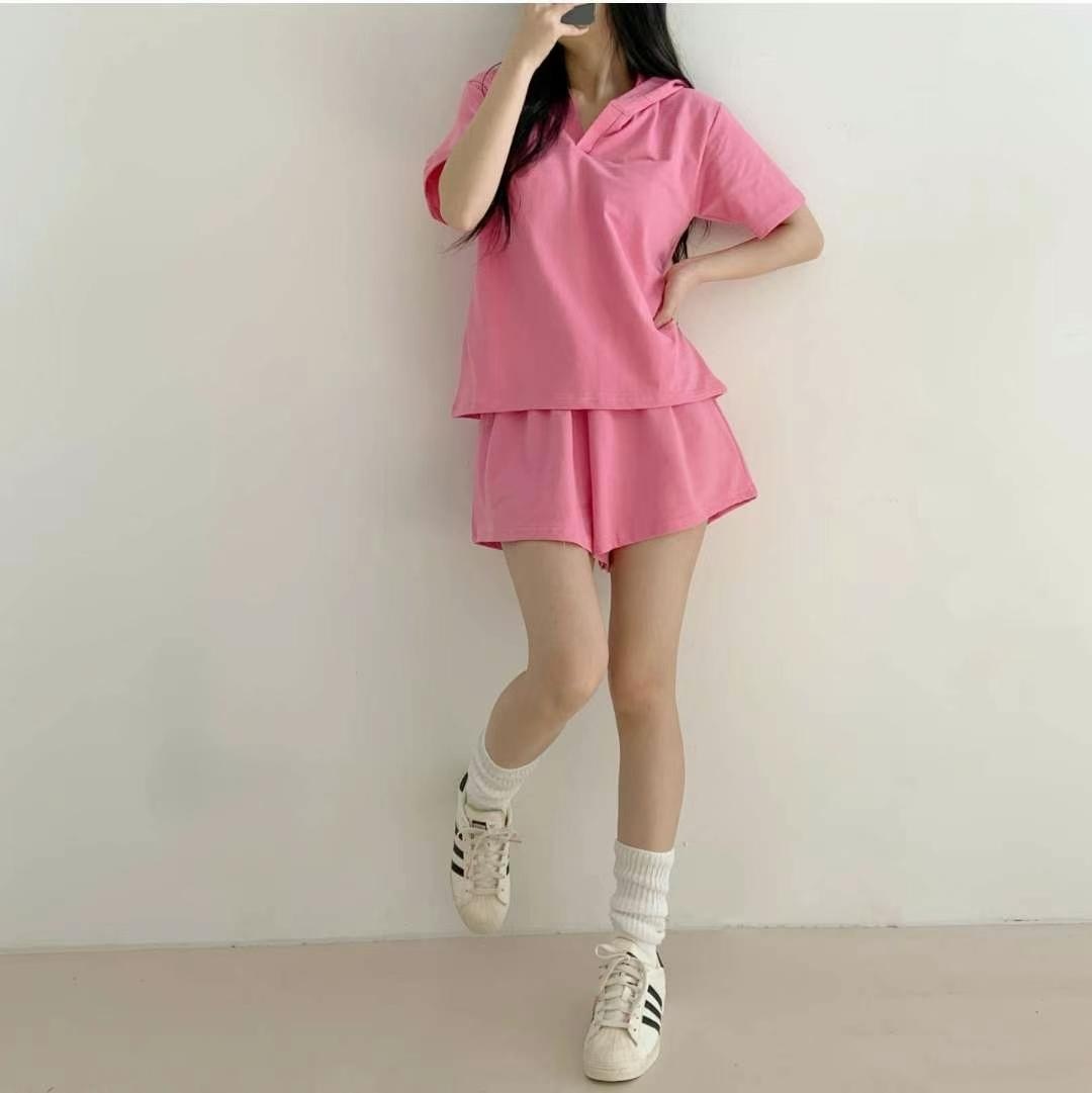 PINK POUCH韓國直郵㊣女裝新款熱賣25春夏休閑時尚人氣套裝PINK POUCH套裝