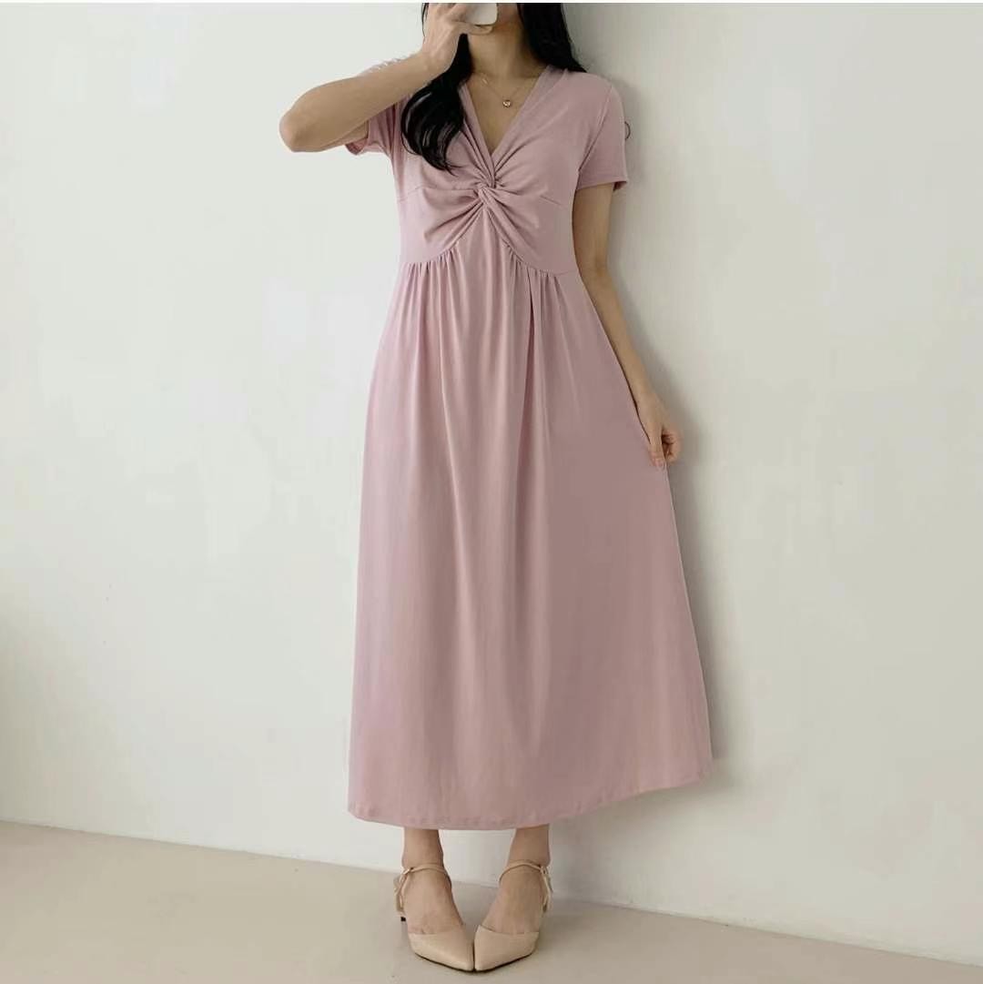 PINK POUCH韓國直郵㊣東大門實拍女裝新品時尚休閑推薦連衣裙PINK POUCH連衣裙