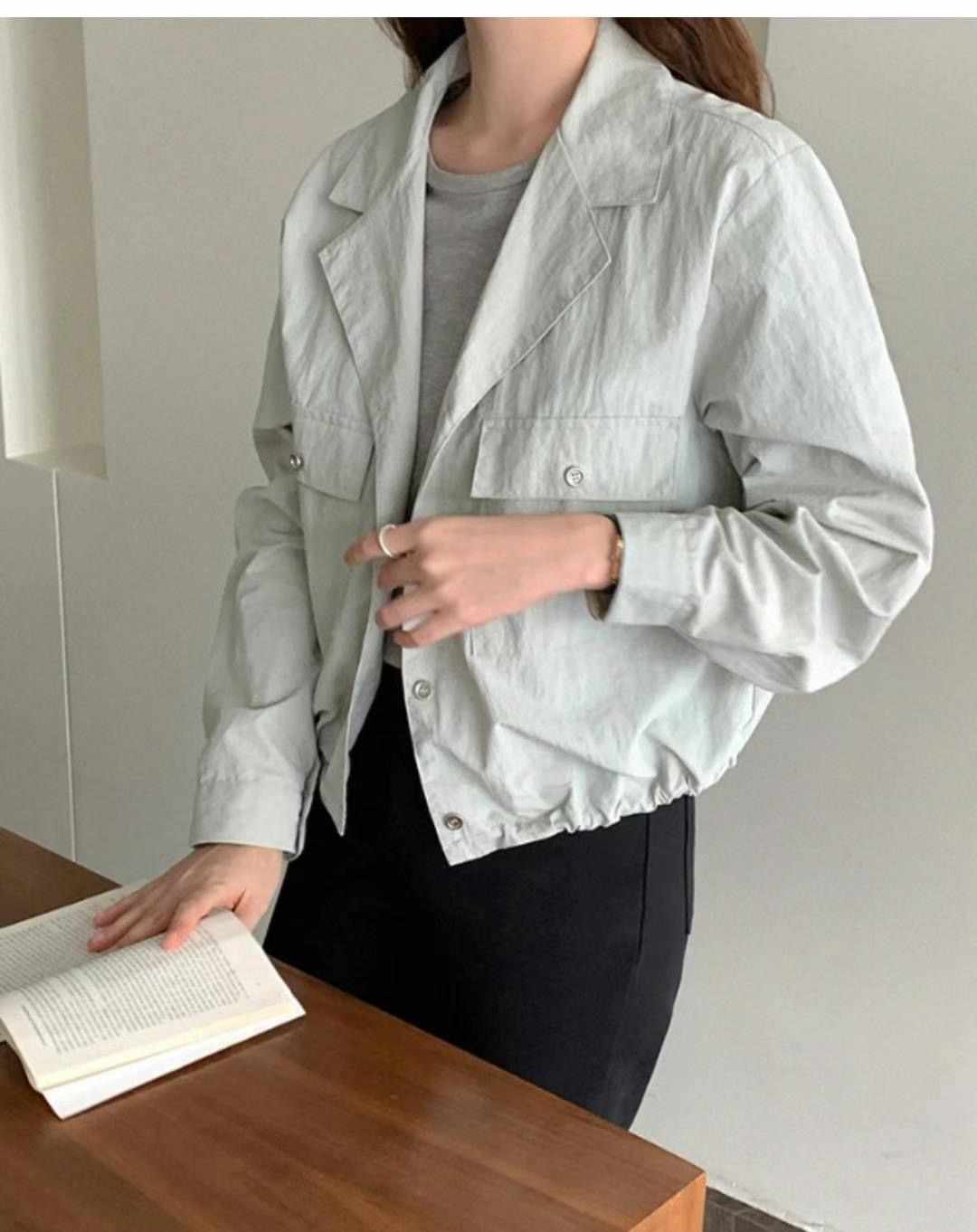 SECOND DRESS-세컨드레스-OT韓國㊣直郵東大門代購女裝新品休閑夾克SECOND DRESS夾克