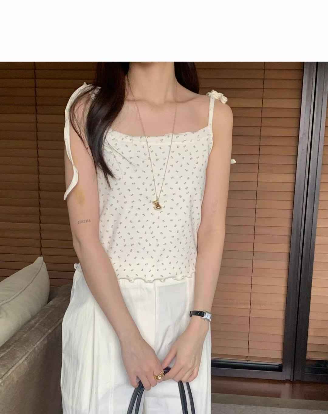SECOND DRESS-세컨드레스-OT韓國直郵㊣東大門實拍女裝新品人氣吊帶背心SECOND DRESS吊帶/背心