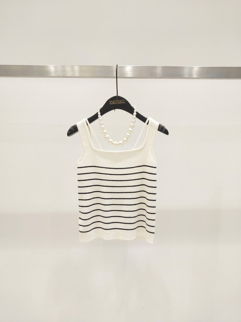 CORAL直郵韓國代購㊣女裝新品25春夏人氣推薦休閑職業吊帶背心CORAL吊帶/背心