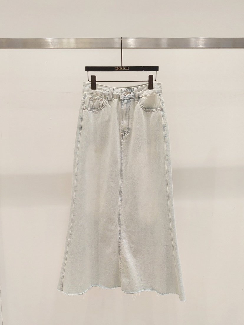 CORAL韓國㊣直郵東大門代購女裝新品25春夏職業休閑熱賣長裙CORAL長裙