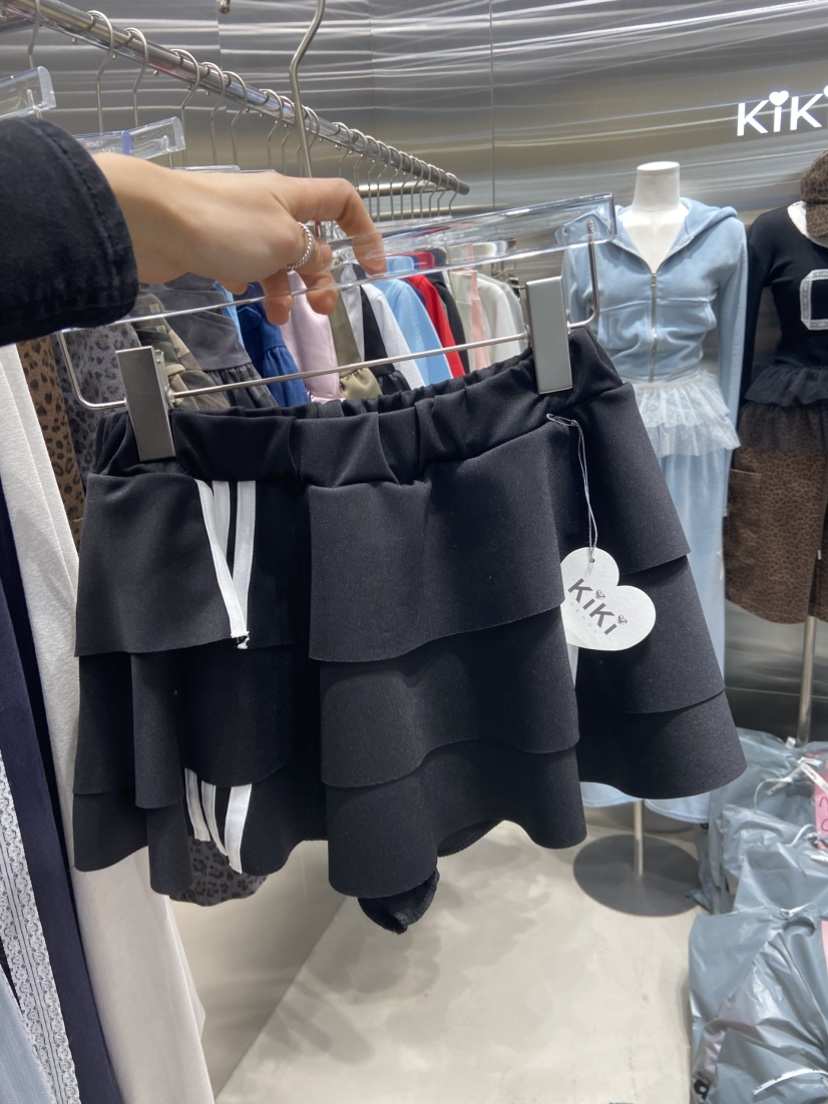 KIKI韓國㊣直郵東大門代購女裝新品休閑25春夏時尚熱賣短裙KIKI短裙