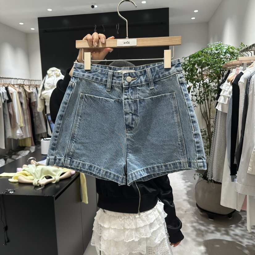 AYCE韓國直郵㊣女裝新品時尚25春夏人氣熱賣職業休閑短褲口袋101SHOWROOM/AYCE短褲