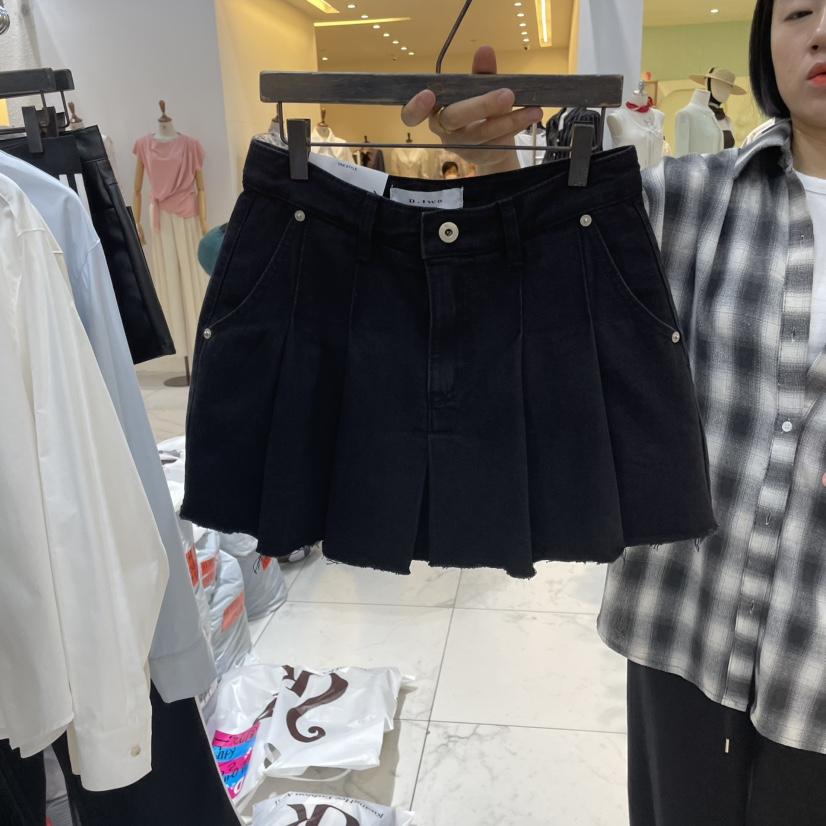 A2/D2韓國㊣直郵東大門代購女裝新品25春夏時尚休閑人氣短裙A2/D2短裙