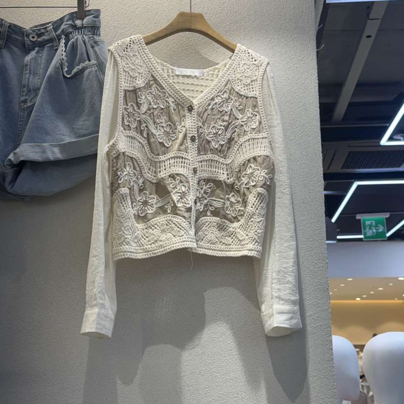 HIPTIQUE直郵韓國代購㊣女裝新品推薦時尚休閑職業襯衫蕾絲衫HIPTIQUE襯衫/蕾絲衫
