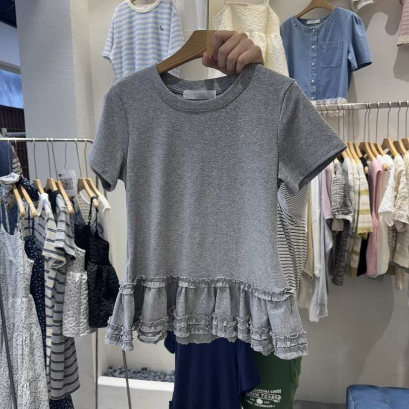 HIPTIQUE直郵韓國代購㊣女裝新品熱賣25春夏休閑人氣職業T恤HIPTIQUET恤