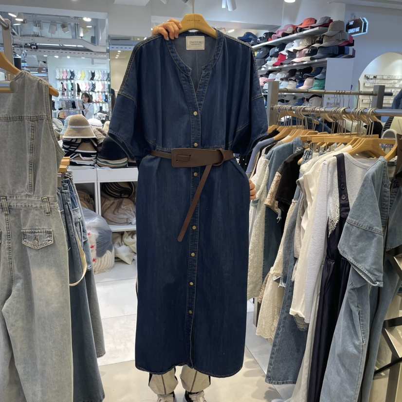 2MORROW直郵韓國代購㊣女裝新品人氣時尚熱賣職業連衣裙含腰帶2MORROW連衣裙
