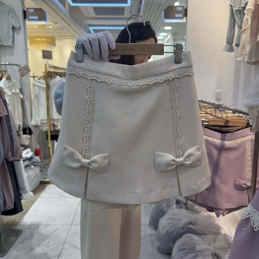 PAPA直郵韓國代購㊣女裝新品職業熱賣25春夏時尚休閑人氣裙褲PAPA裙褲