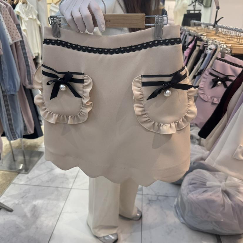 PAPA直郵韓國代購㊣女裝新品25春夏休閑職業時尚推薦人氣裙褲PAPA裙褲