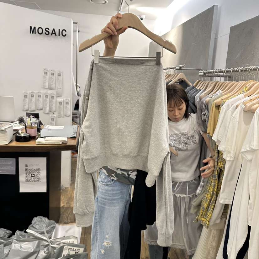 MOSAIC直郵韓國代購㊣女裝新款休閑熱賣25春夏人氣推薦衛衣MOSAIC衛衣