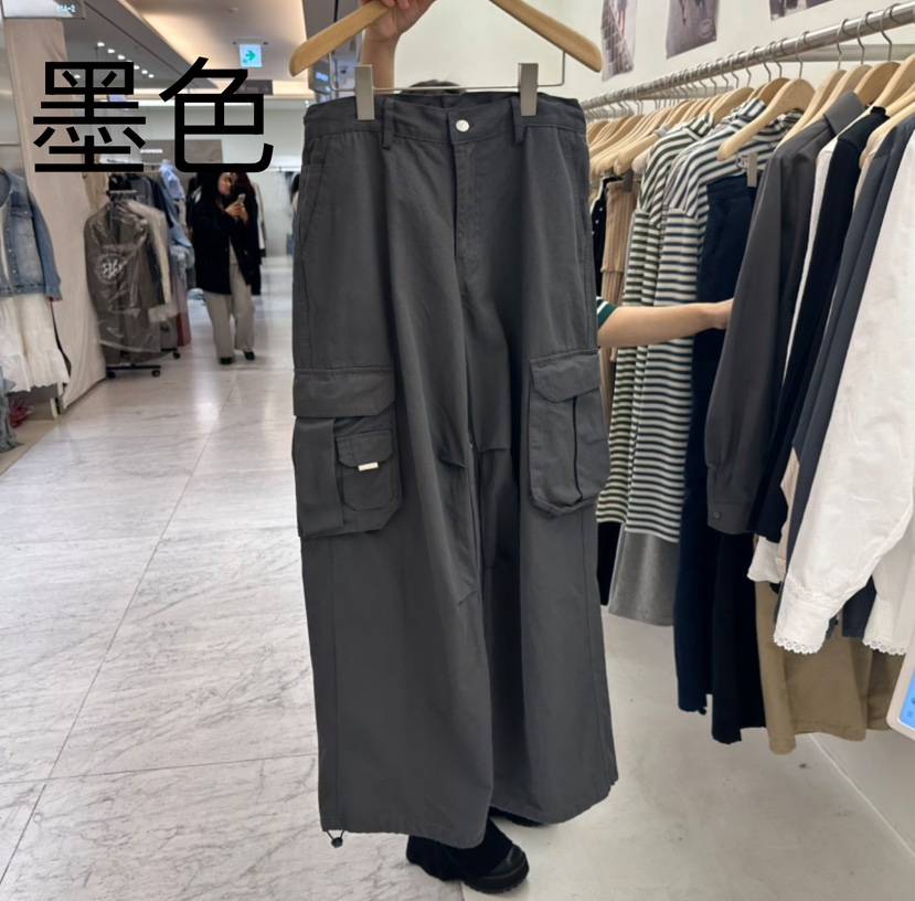 CHAV韓國㊣直郵東大門代購女裝新款時尚人氣職業休閑褲工裝褲CHAV休閑褲