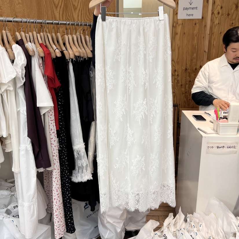 PROJECTVIEW東大門實拍女裝新品推薦職業25春夏半身裙中短裙蕾絲PROJECTVIEW半身裙/中短裙