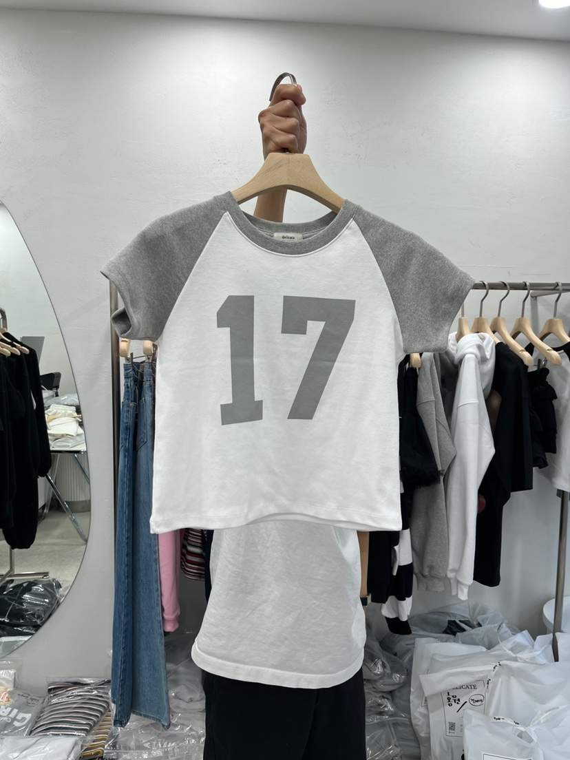 DELICATE東大門代購女士新品25春夏休閑職業熱賣真品人氣T恤DELICATET恤