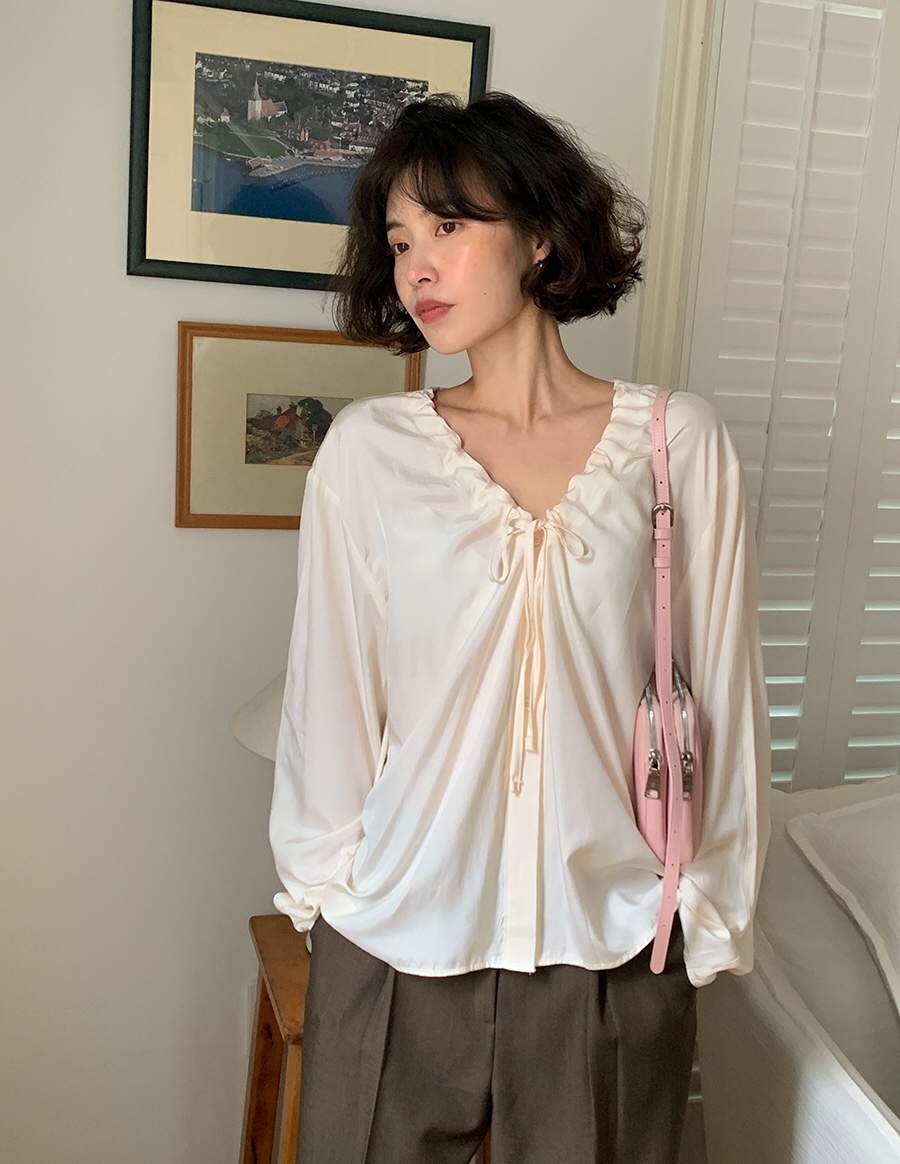 LETAILOR韓國直郵女裝新品人氣25春夏推薦休閑熱賣襯衫蕾絲衫LETAILOR襯衫/蕾絲衫