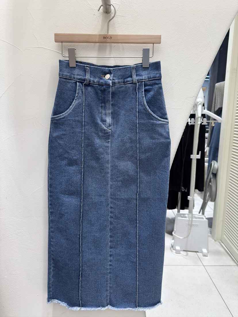 BOLD東大門代購女裝新品真品推薦人氣休閑25春夏時尚熱賣長裙BOLD長裙