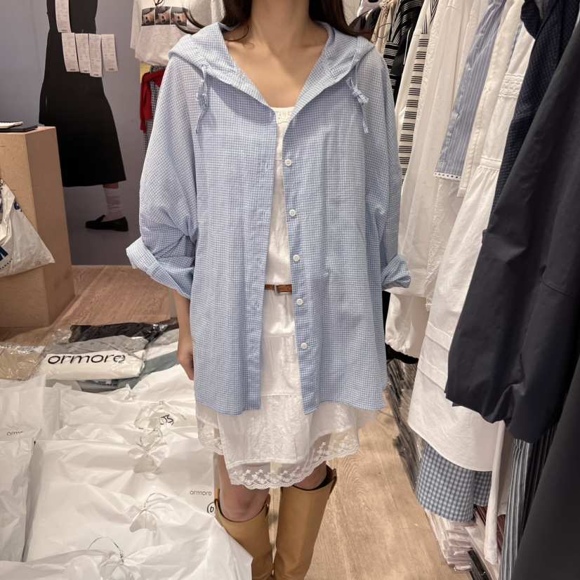 ORMORE東大門實拍女士新款人氣時尚休閑職業熱賣襯衫蕾絲衫ORMORE襯衫/蕾絲衫